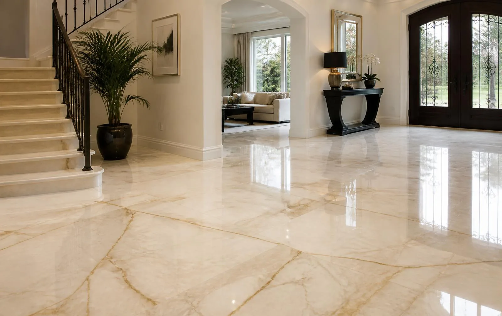 Natural Stone Restoration tile and stone restoration project by Phoenician Tile Restoration in Scottsdale, AZ